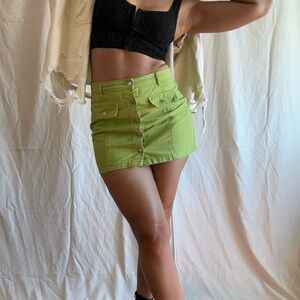 Forever 21 jean mini skirt